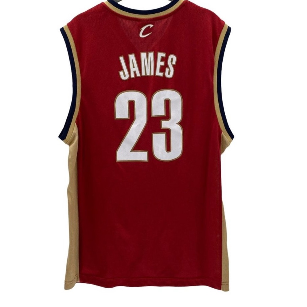 Lebron James Cleveland Cavaliers NBA #23 Jersey Men's Size Large Reebok - Picture 5 of 7